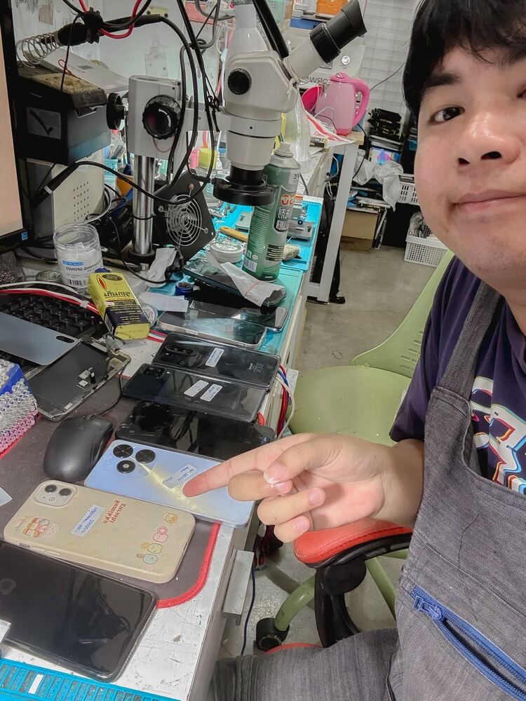 หน้างานจริงที่ร้าน 